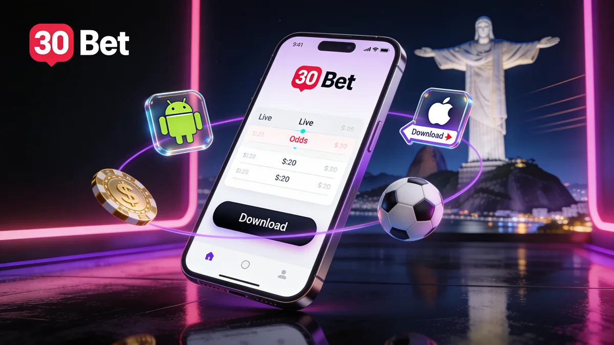 Sobre o App da 30 Bet para jogadores no Brasil